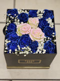 Midnight Blue - Glitter Rose Box