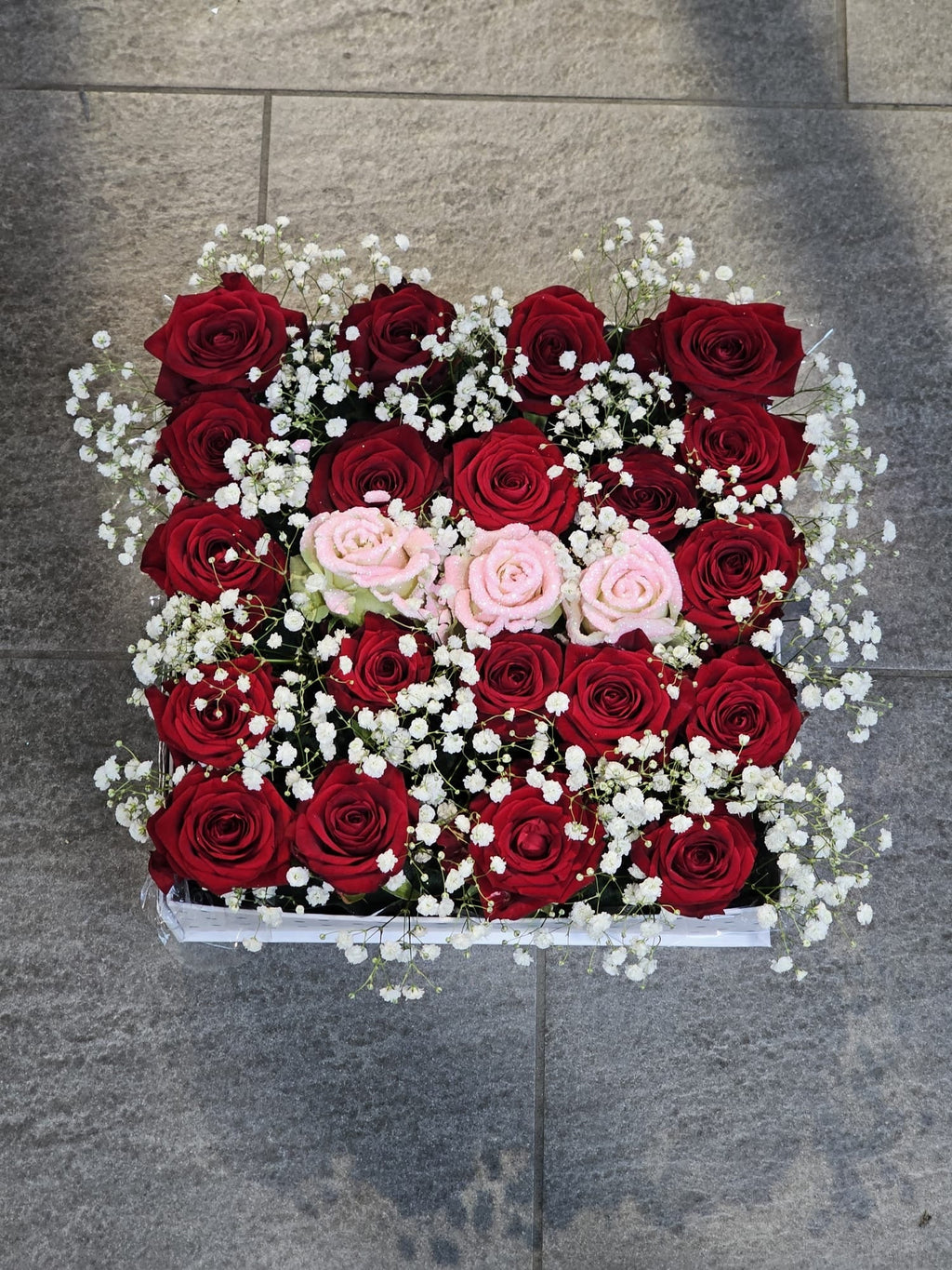 Leidenschaft in Rot – 100 Rosen