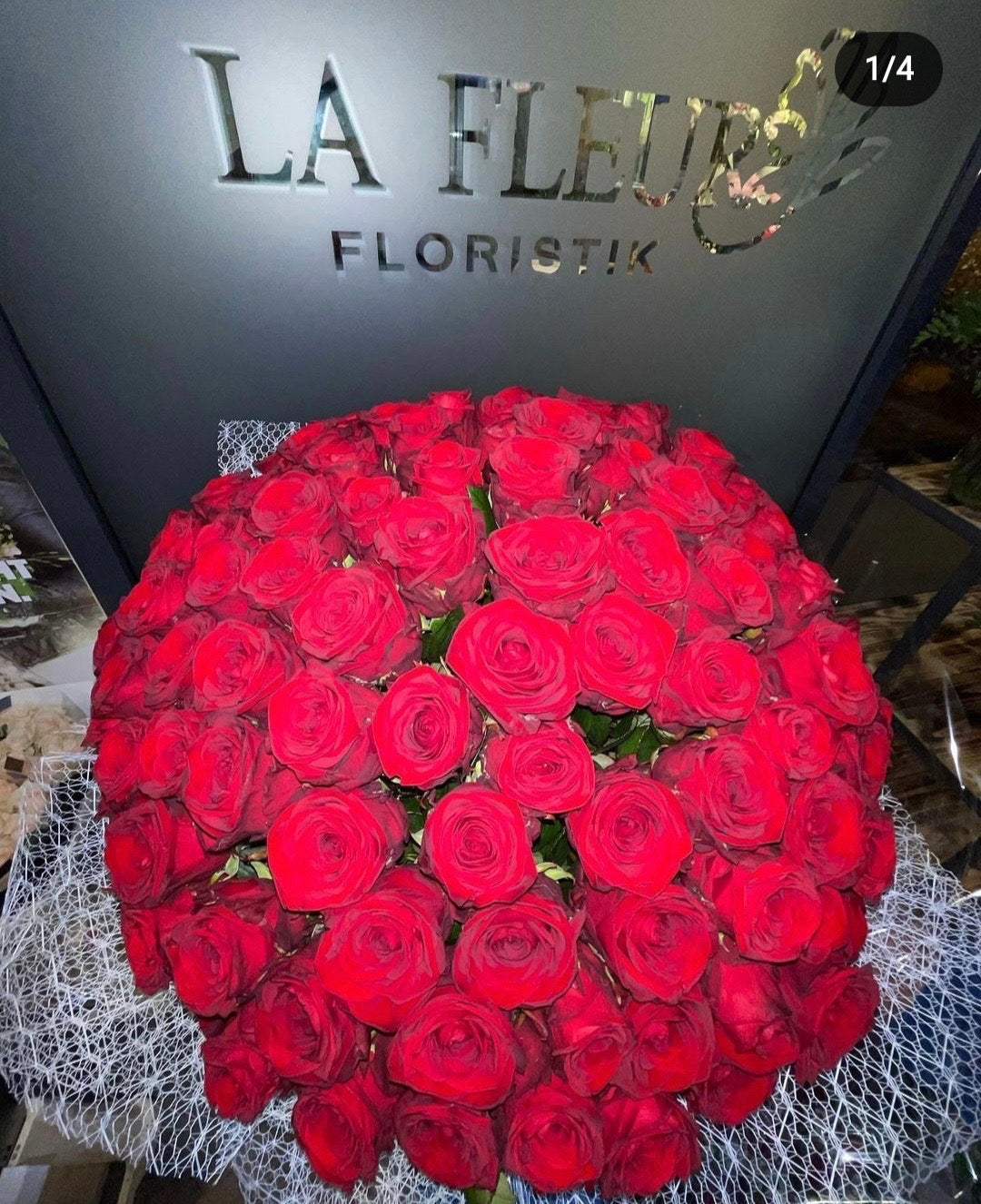 Gemischter Blumenstrauß – Lilien & Gerbera Deluxe 70 Stück 60cm