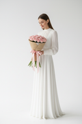 Pembe Gül Buketi 40cm (10 Adet)