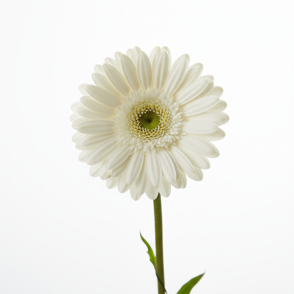 Weiße Gerbera